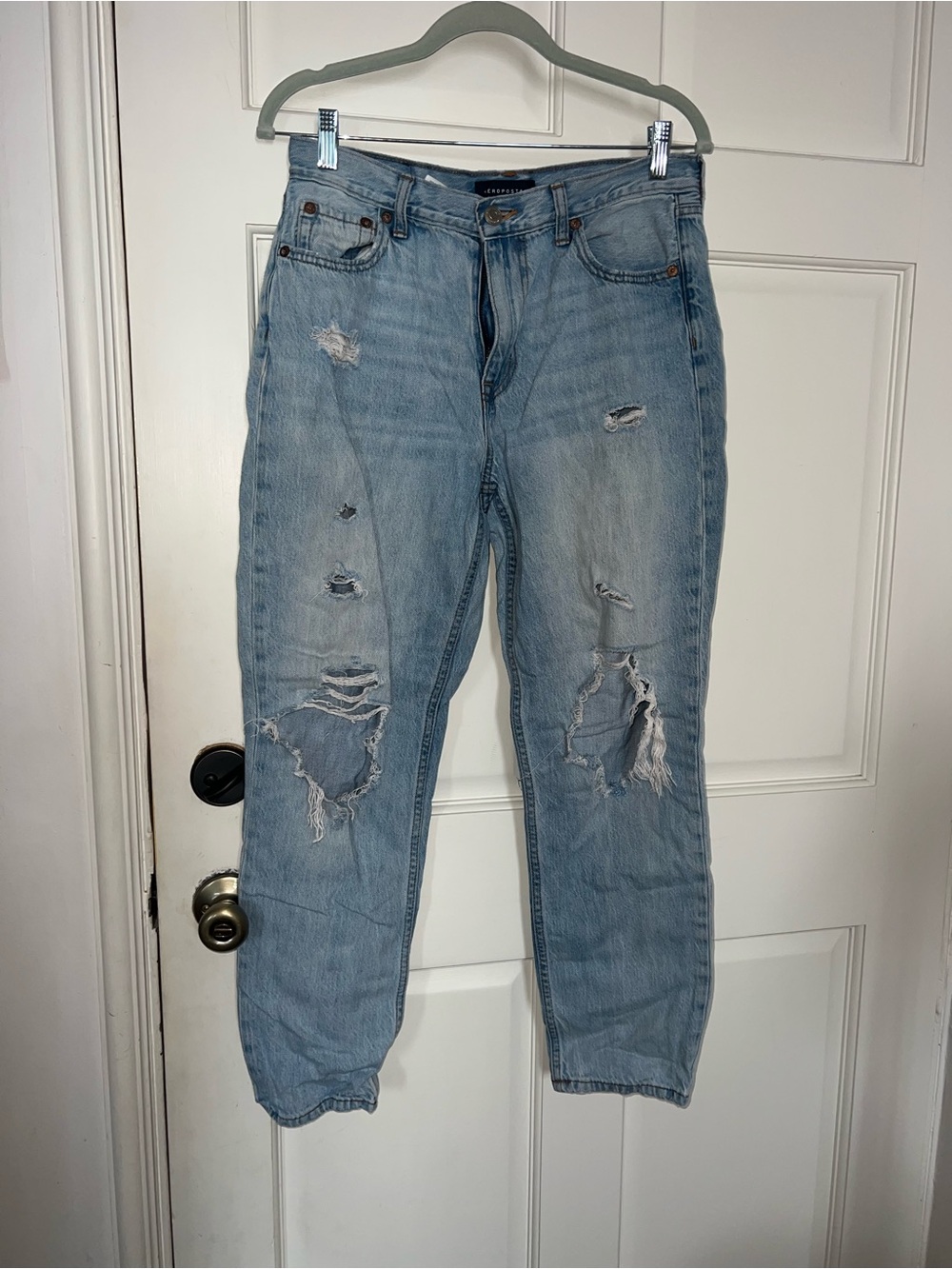 Aeropostale Mom Jean Distressed Women’s Jeans